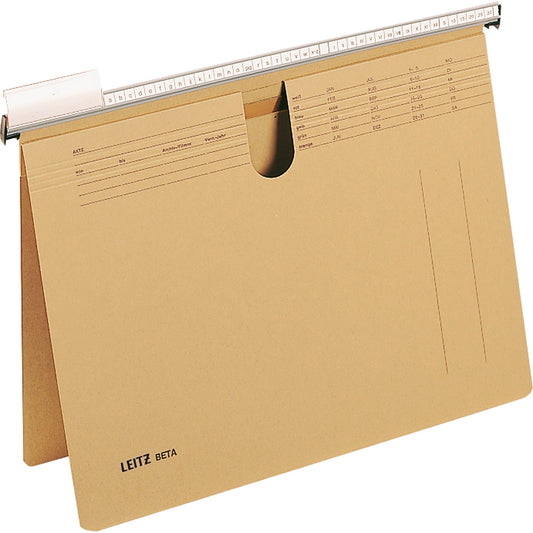 Leitz Hängehefter BETA® DIN A4 250g/m² Natronkarton naturbraun