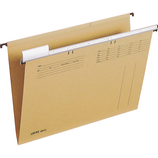 Leitz Hängemappe BETA® DIN A4 250g/m² Natronkarton, recycelt naturbraun