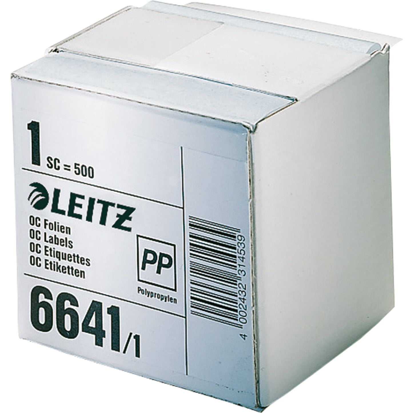 Leitz Schutzfolie 7,2 x 3,9 cm (B x H) transparent 500 St./Pack.