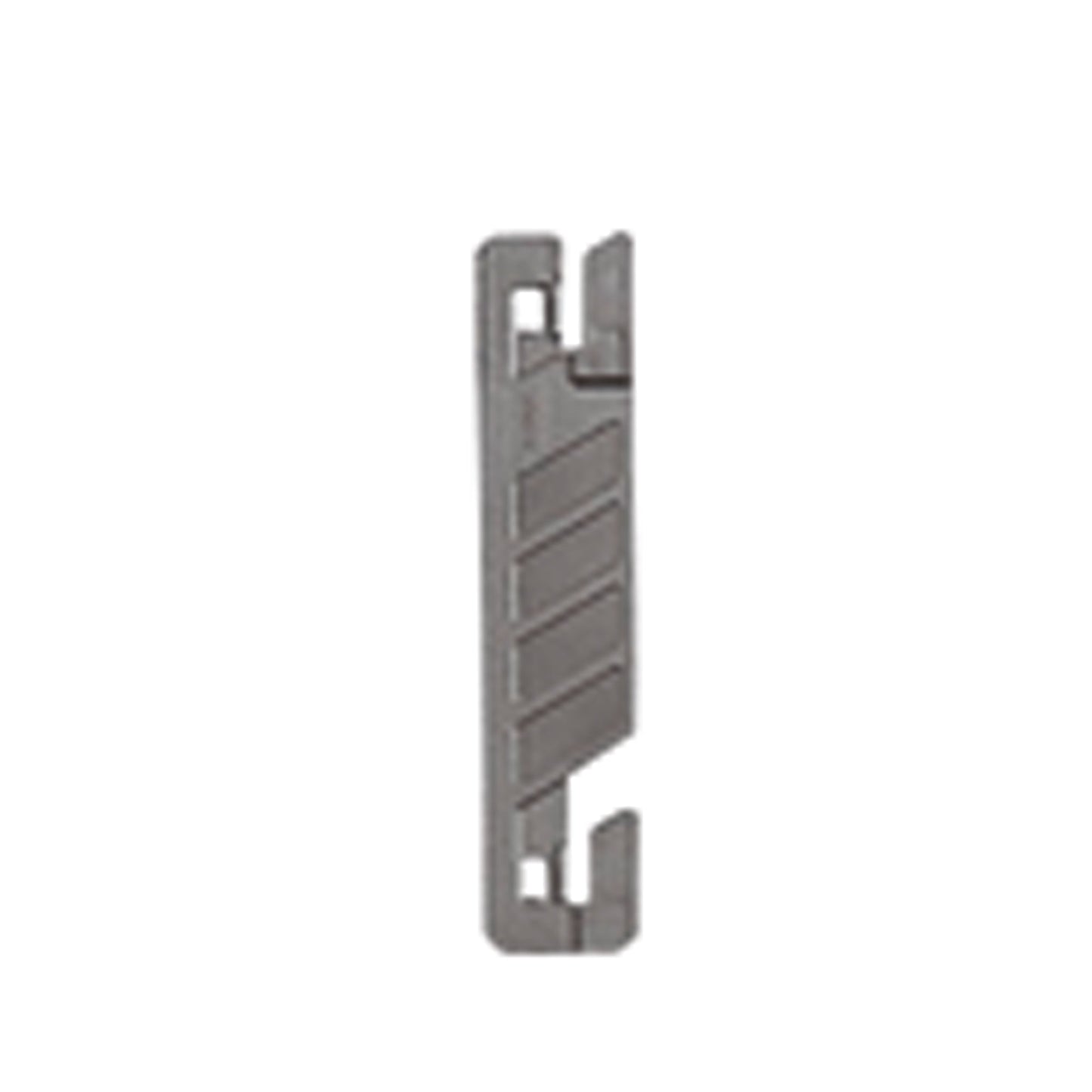 Leitz Deckleiste für Schlauchhefter Flexofil® 22 x 102 mm (B x L) Kunststoff schwarz 50 St./Pack.