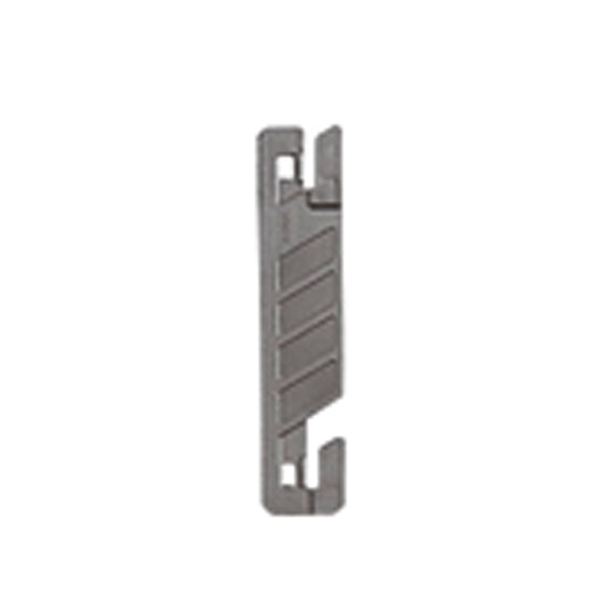 Leitz Deckleiste für Schlauchhefter Flexofil® 22 x 102 mm (B x L) Kunststoff schwarz 50 St./Pack.
