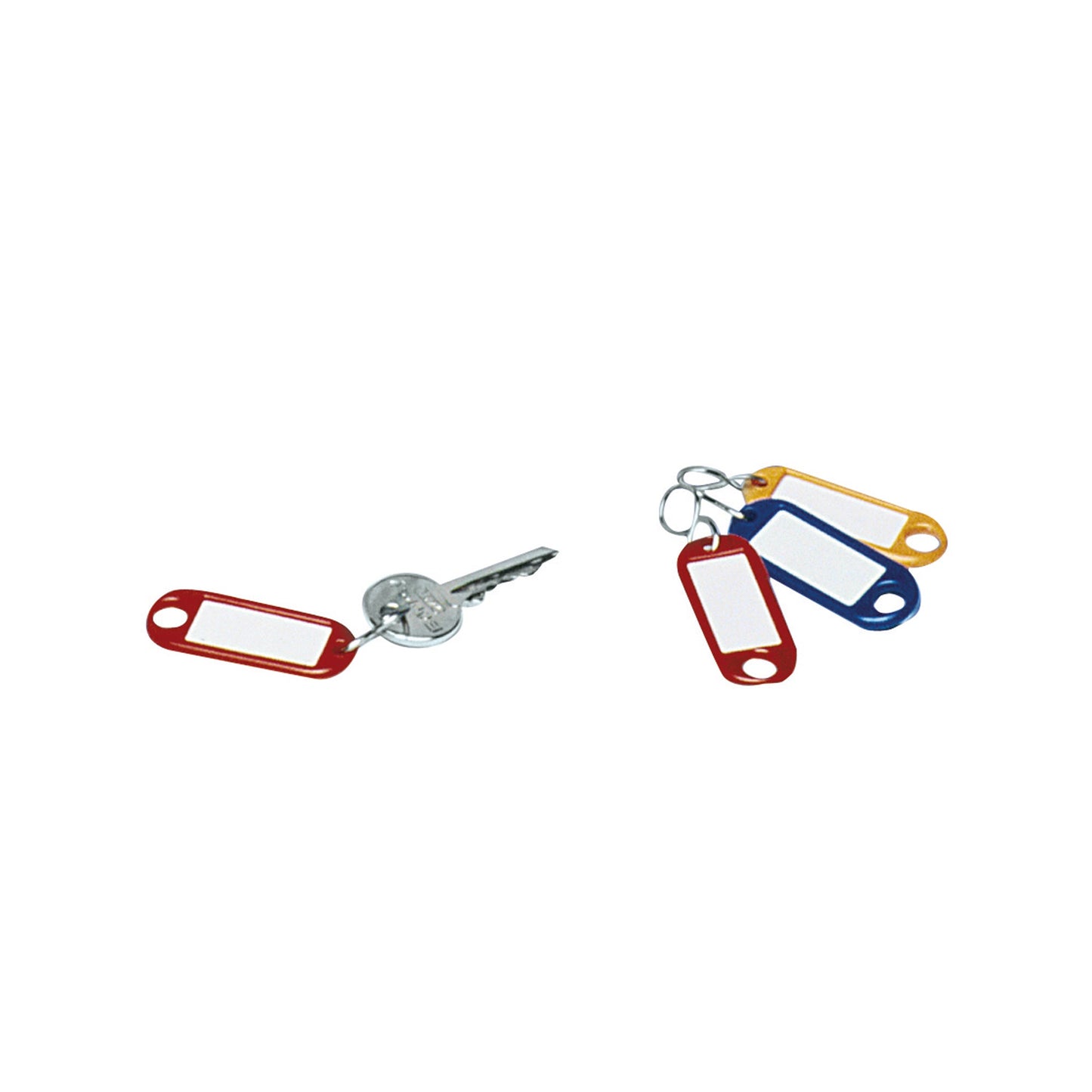 WEDO® Schlüsselanhänger 52 x 21 x 3 mm (B x H x T) S-Haken Kunststoff gelb 100 St./Pack.