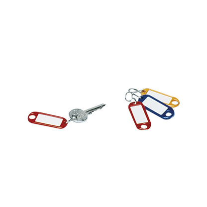 WEDO® Schlüsselanhänger 52 x 21 x 3 mm (B x H x T) S-Haken Kunststoff gelb 100 St./Pack.