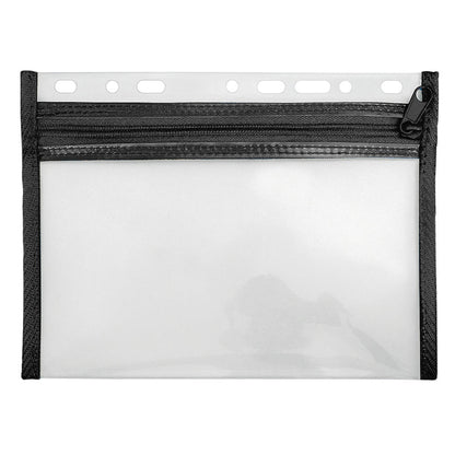 Veloflex Reißverschlusstasche VELOBAG® XXS Eurolochung Polypropylen schwarz