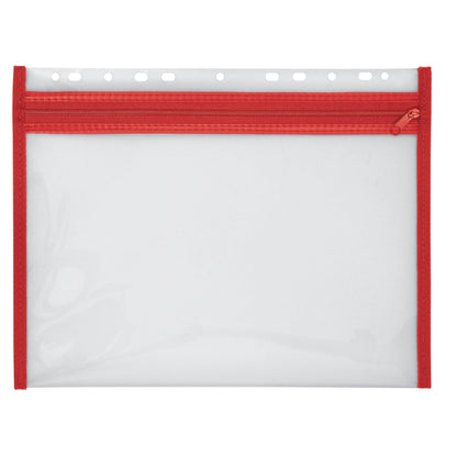 Veloflex Reißverschlusstasche VELOBAG® XS Eurolochung Polypropylen rot