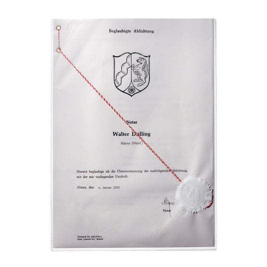 DURABLE Ausweishülle DIN A4 Polypropylen transparent
