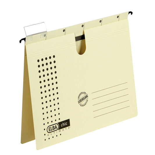 ELBA Hängehefter chic® ULTIMATE® DIN A4 240g/m² Karton chamois 5 St./Pack.