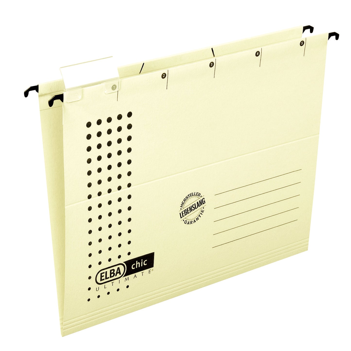 ELBA Hängemappe chic® ULTIMATE® DIN A4 240g/m² Karton chamois 5 St./Pack.