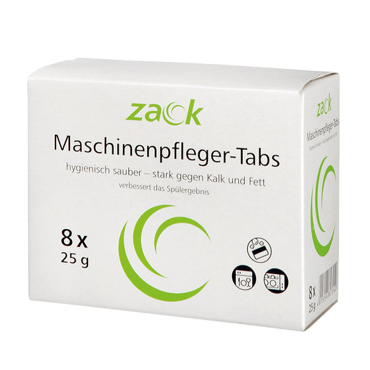 zack Spülmaschinenreiniger 8 x 22 g/Pack.
