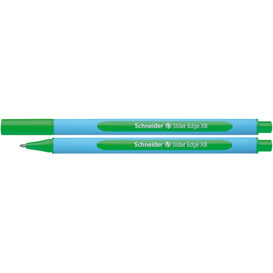 Schneider Kugelschreiber Slider Edge 0,7mm grün Mine nicht auswechselbar nicht dokumentenecht Schaftfarbe: cyan/grün