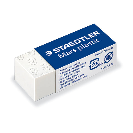 STAEDTLER® Radierer Mars® plastic Bleistifte, Buntstifte 1,9 x 1,3 x 4 cm (B x H x L) PVC weiß