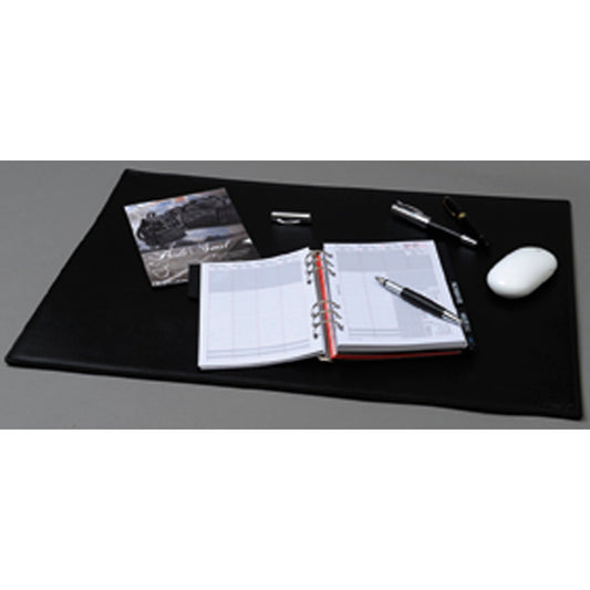 Alassio® Schreibunterlage 65 x 45 cm (B x H) ohne Kalender Leder schwarz