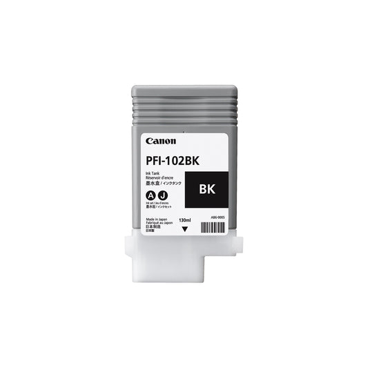 Canon Tintenpatrone Originalzubehör PFI-102BK ca. 740 Seiten schwarz 130ml