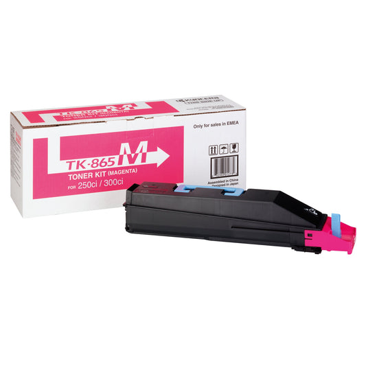 KYOCERA Toner Originalzubehör TK-865M ca. 12.000 Seiten magenta