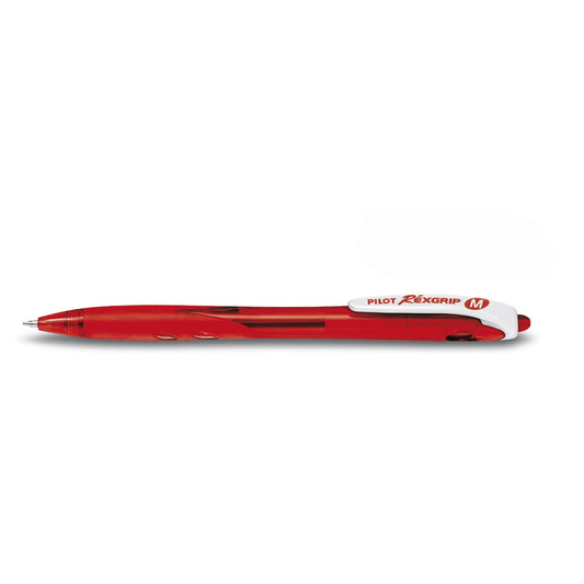 PILOT Kugelschreiber Réxgrip BeGreen 0,4mm M rot Mine auswechselbar dokumentenecht Schaftfarbe: rot