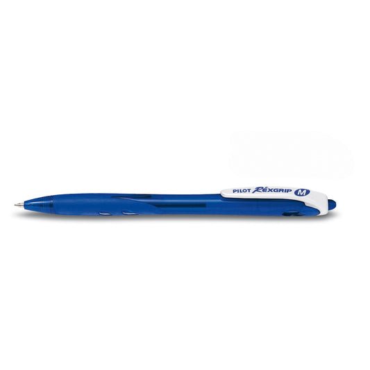 PILOT Kugelschreiber Réxgrip BeGreen 0,4mm M blau Mine auswechselbar dokumentenecht Schaftfarbe: blau