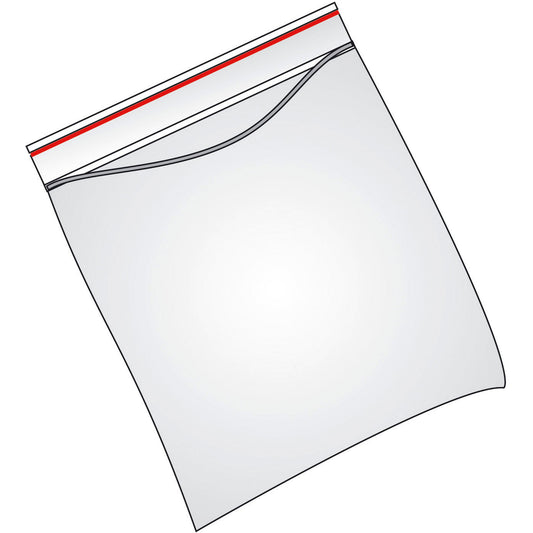 Veloflex Druckverschlussbeutel 10 x 15 cm (B x H) 0,05µm Polyethylen transparent 100 St./Pack.