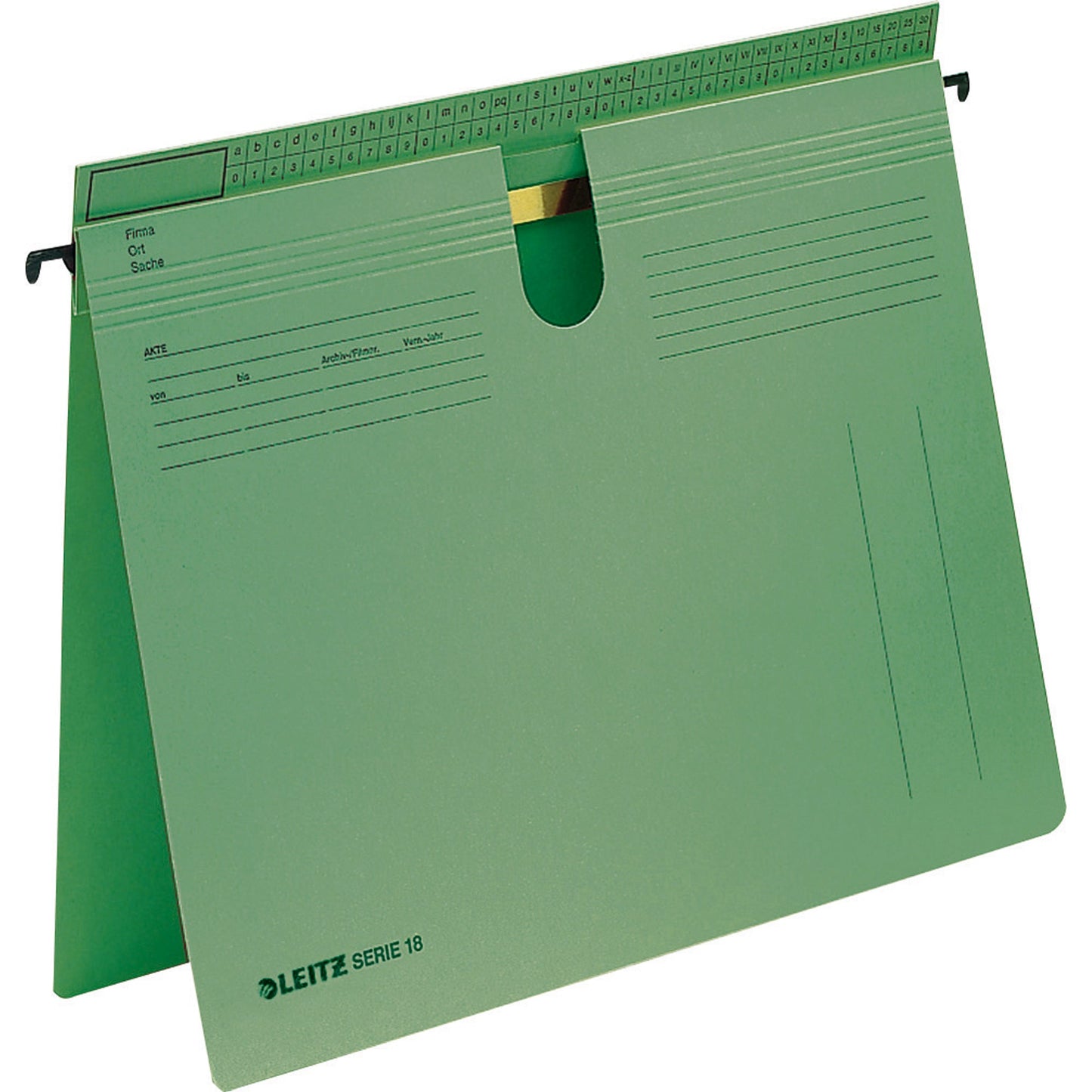 Leitz Hängehefter SERIE 18 DIN A4 250g/m² Manilakarton, recycelt grün 50 St./Pack.