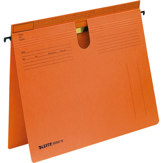 Leitz Hängehefter SERIE 18 DIN A4 250g/m² Manilakarton, recycelt orange 50 St./Pack.