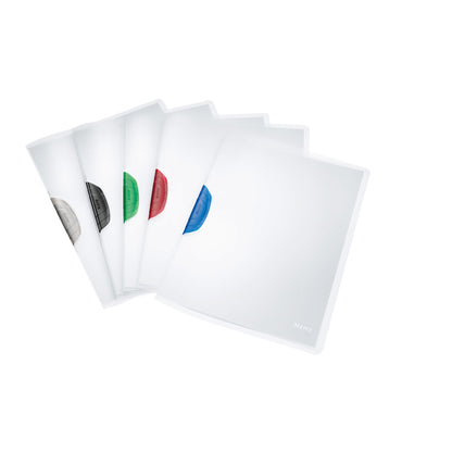 Leitz Klemmmappe ColorClip DIN A4 Polypropylen Farbe der Rückseite: transluzent Farbe der Klemme: grau