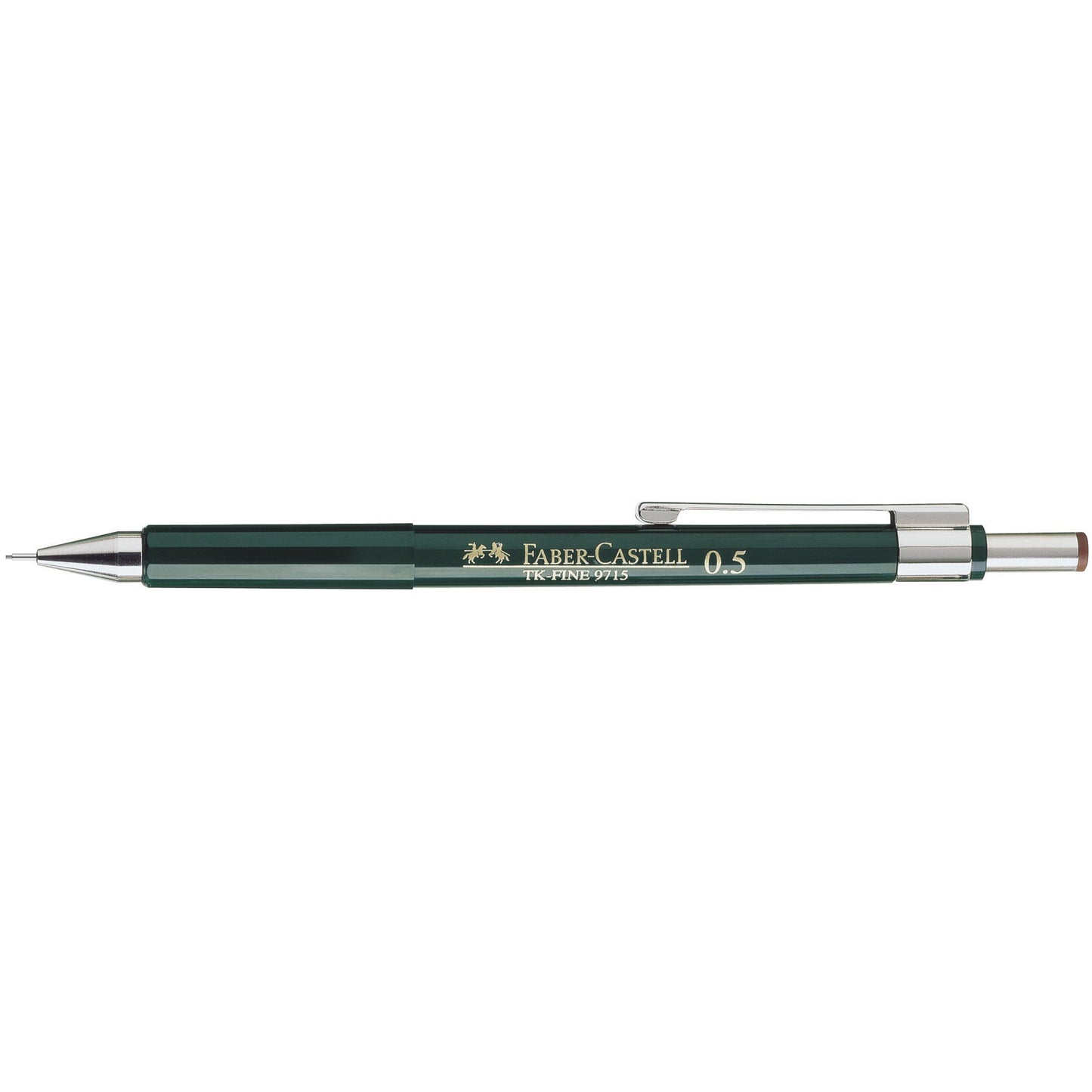 Faber-Castell Druckbleistift TK®-FINE 9715 0,5mm HB inkl. 3 Feinminen dunkelgrün