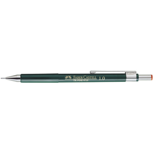 Faber-Castell Druckbleistift TK®-FINE 9719 1mm HB inkl. 3 Feinminen dunkelgrün