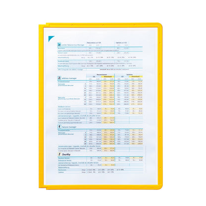 DURABLE Sichttafel SHERPA® PANEL DIN A4 Polypropylen gelb