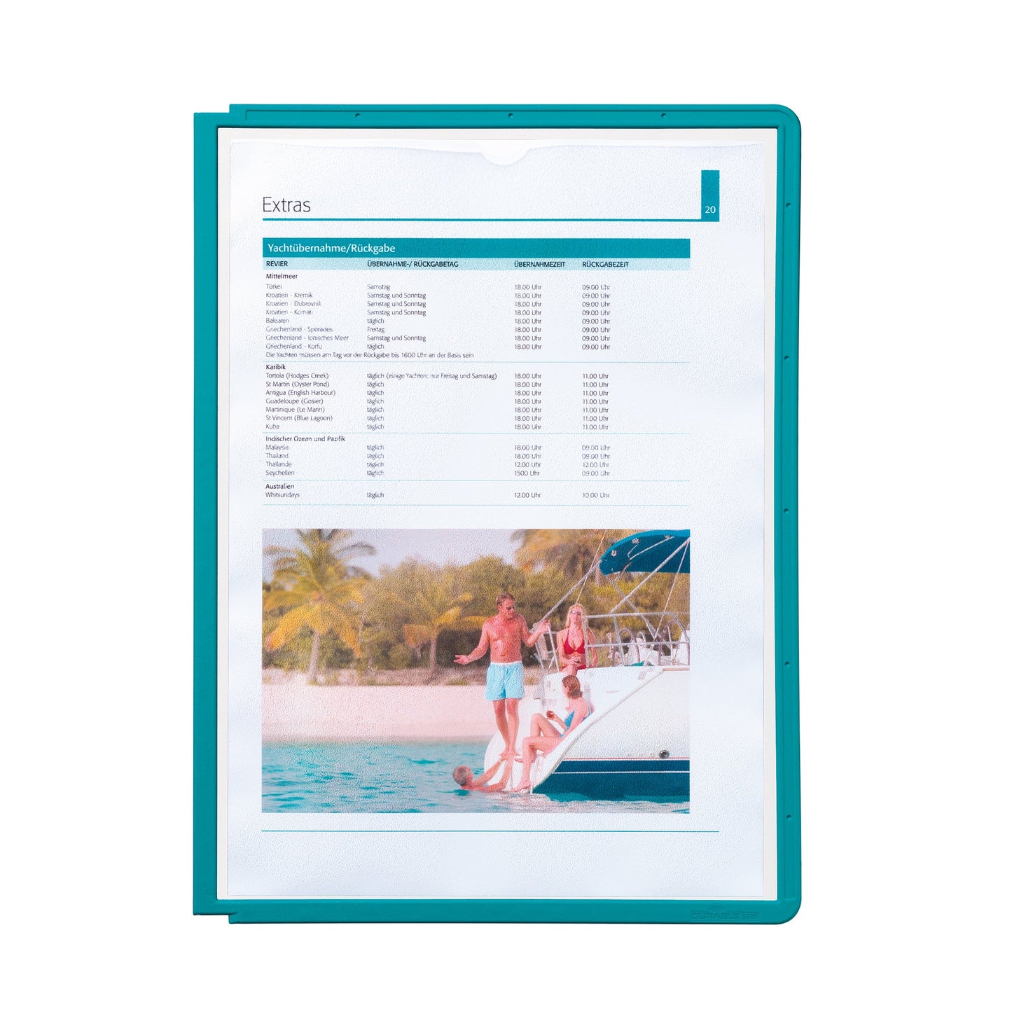 DURABLE Sichttafel SHERPA® PANEL DIN A4 Polypropylen grün