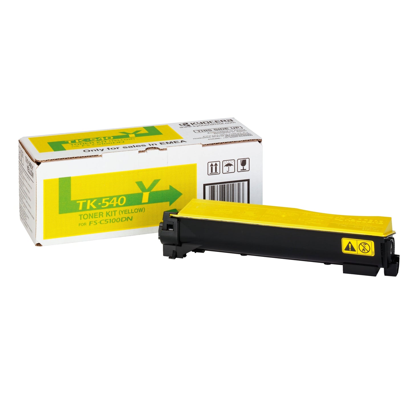 KYOCERA Toner Originalzubehör TK-540Y ca. 4.000 Seiten gelb