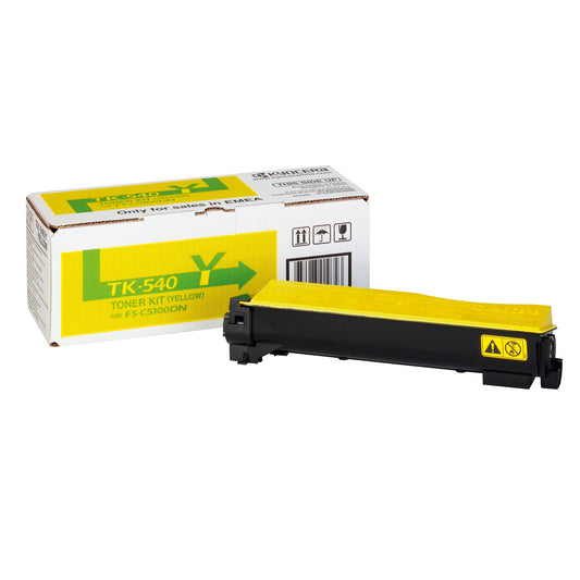 KYOCERA Toner Originalzubehör TK-540Y ca. 4.000 Seiten gelb