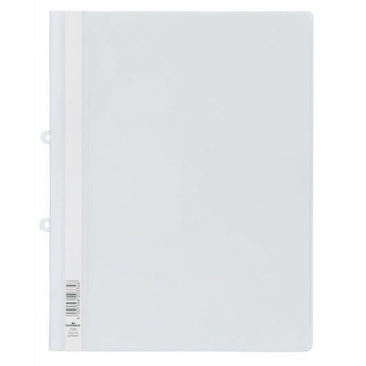 DURABLE Schnellhefter DIN A4, Überbreite PVC weiß
