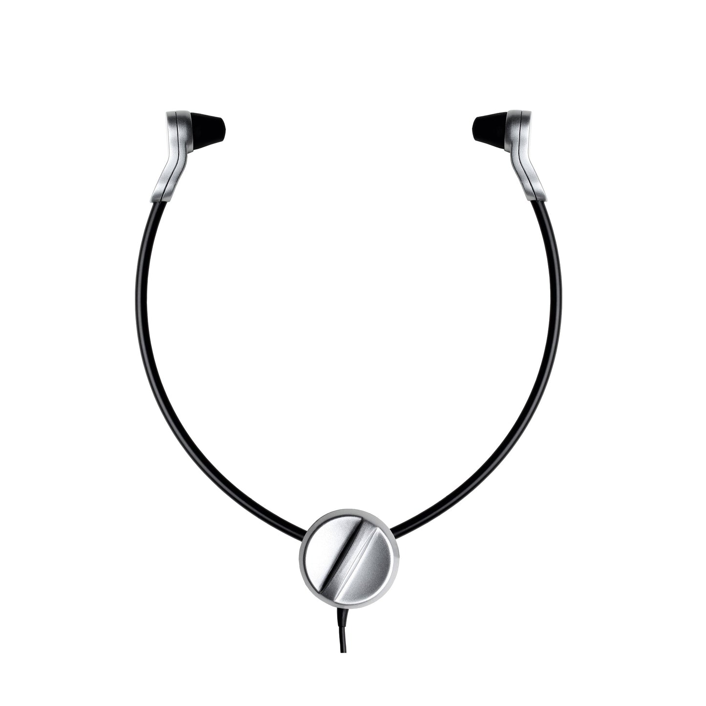 Grundig Kopfhörer Digta Swingphone 568 Stenorette-Serie, Digta Soundbox 830, Digta Station 447 Plus inkl. Unterkinnbügel, Schaumstoffpolster, Silikonohrpolster, GBS-Stecker schwarz/silber