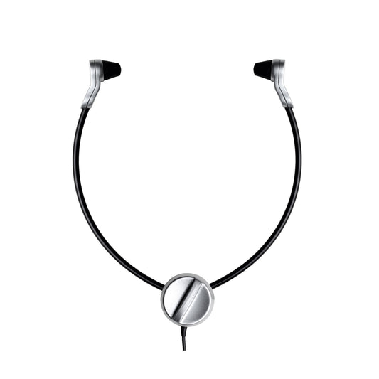 Grundig Kopfhörer Digta Swingphone 568 Stenorette-Serie, Digta Soundbox 830, Digta Station 447 Plus inkl. Unterkinnbügel, Schaumstoffpolster, Silikonohrpolster, GBS-Stecker schwarz/silber