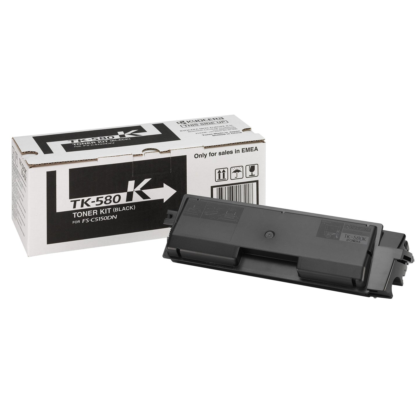 KYOCERA Toner Originalzubehör TK-580K ca. 3.500 Seiten schwarz