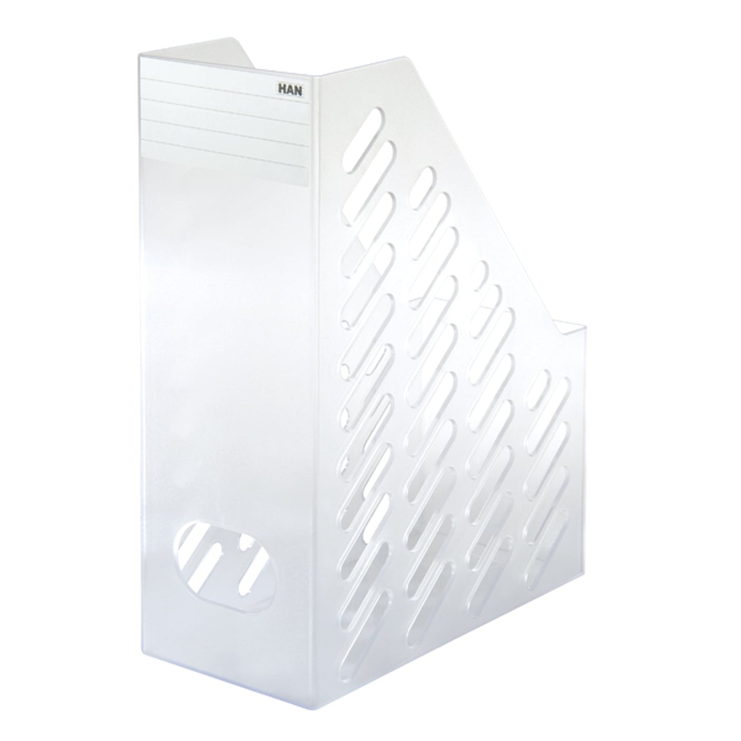 HAN Stehsammler BRILLANT XXL 11,5 x 31,5 x 24,6 cm (B x H x T) DIN C4 Werkstoff: Polystyrol klar transluzent