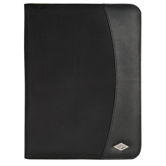 WEDO® Schreibmappe Elegance 25 x 33 x 3 cm (B x H x T) Kunstleder/Nylon schwarz