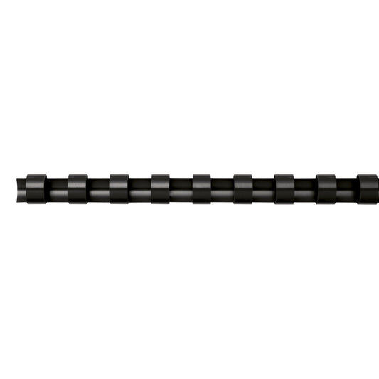 Fellowes® Plastikbinderücken 8mm DIN A4 schwarz 100 St./Pack.