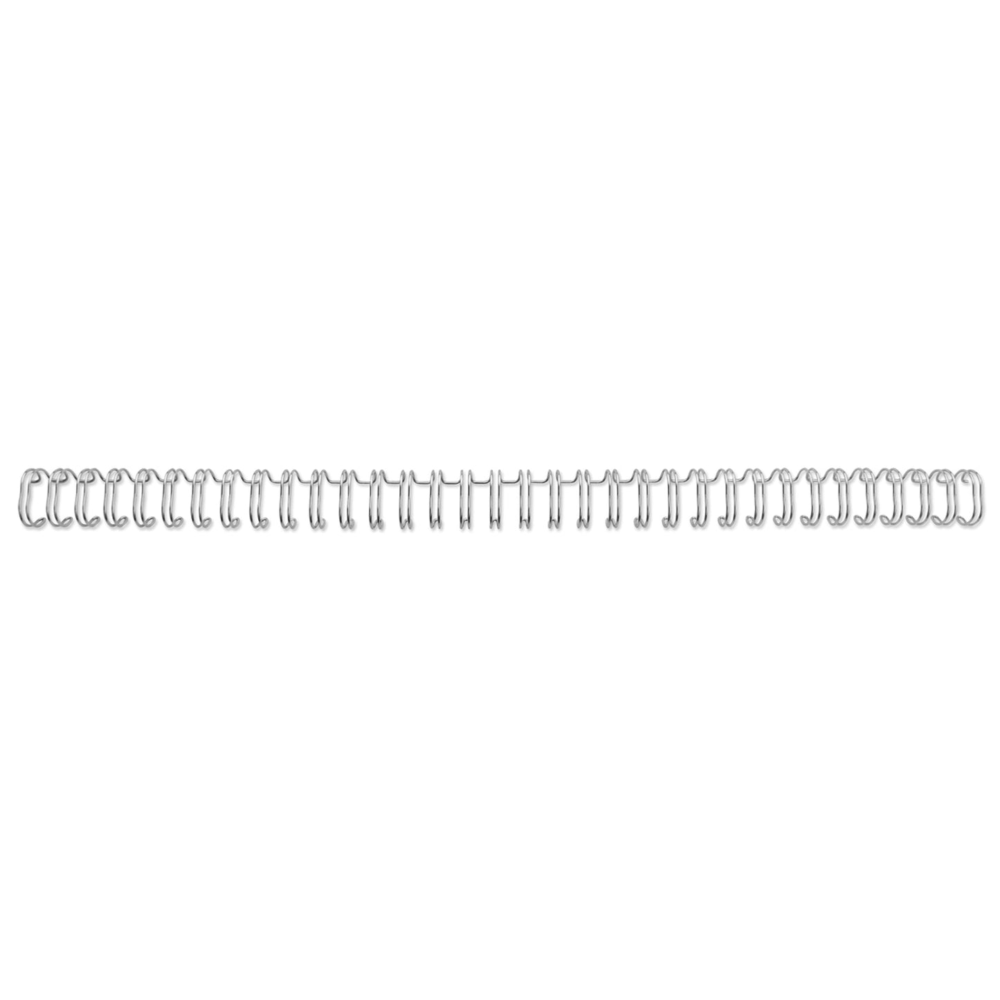 GBC® Drahtbinderücken WireBind DIN A4 9,5mm silber 100 St./Pack.