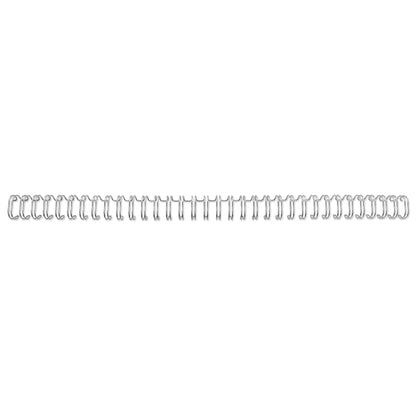 GBC® Drahtbinderücken WireBind DIN A4 9,5mm silber 100 St./Pack.