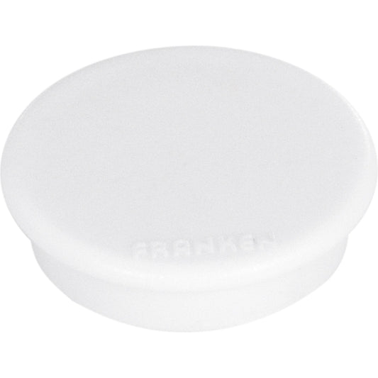 FRANKEN Magnet 24mm 0,3kg weiß 10 St./Pack.