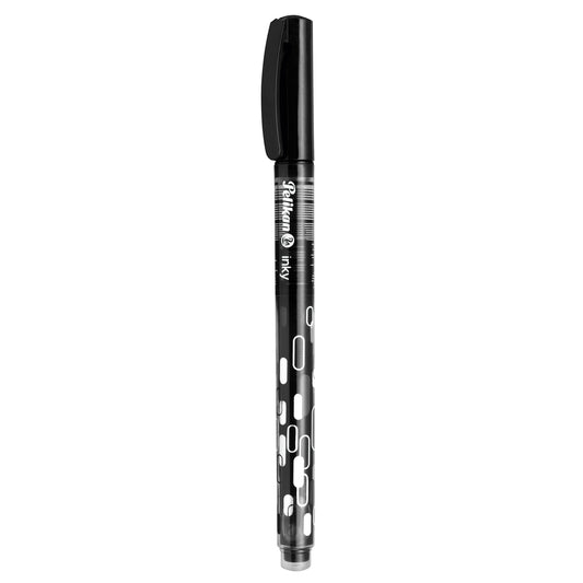 Pelikan Tintenroller Inky 0,5mm schwarz Rundspitze nicht dokumentenecht