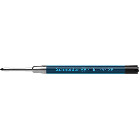 Schneider Kugelschreibermine Slider 755 Schneider Kugelschreiber Plug+Play-System 0,7mm XB schwarz G2 dokumentenecht