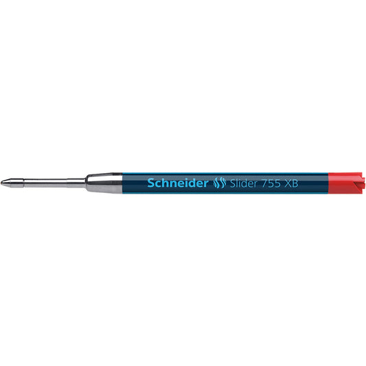Schneider Kugelschreibermine Slider 755 Schneider Kugelschreiber Plug+Play-System 0,7mm XB rot G2 nicht dokumentenecht