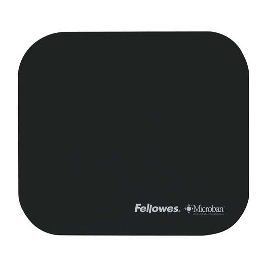 Fellowes® Mauspad Microban® 22,6 x 0,3 x 19,2 cm (B x H x T) Gummi schwarz