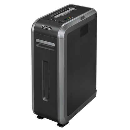 Fellowes® Aktenvernichter Powershred® 125Ci P-4 Papier, Heftklammern, Büroklammern, Kreditkarten, CDs/DVDs Partikelschnitt 20 Bl. silber/schwarz