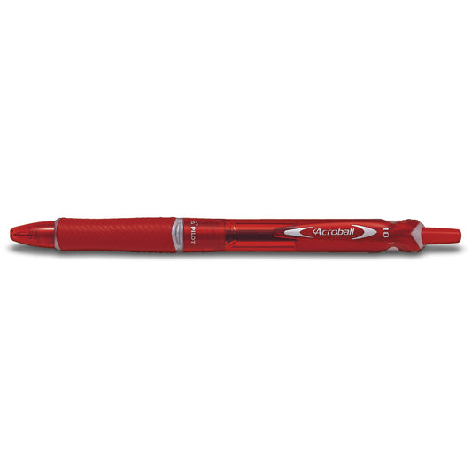PILOT Kugelschreiber Acroball BeGreen 0,4mm M rot Mine auswechselbar dokumentenecht Schaftfarbe: rot