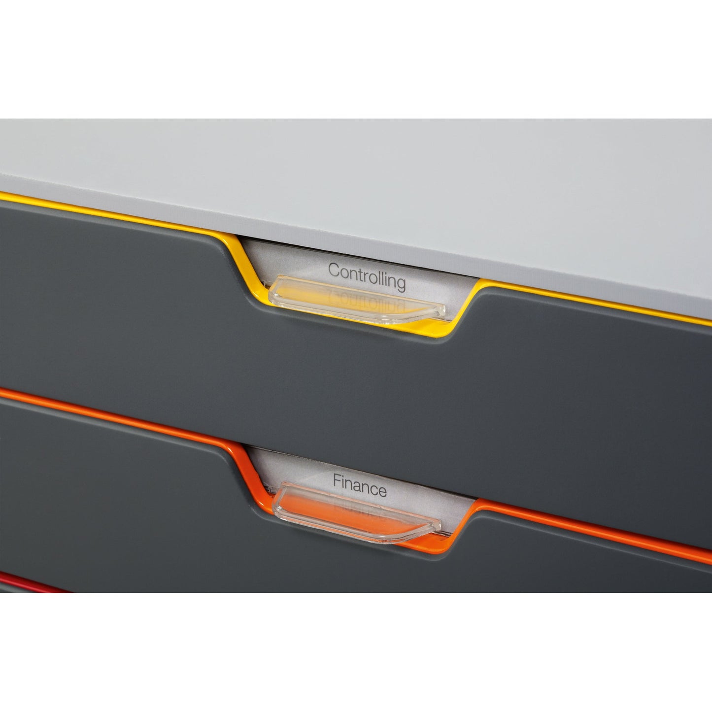 DURABLE Schubladenbox VARICOLOR® 5 5 Schubladen DIN A4, DIN C4, Folio, Letter ABS Kunststoff/Polystyrol Gehäusefarbe: grau Farbe der Schublade: anthrazit/mehrfarbig