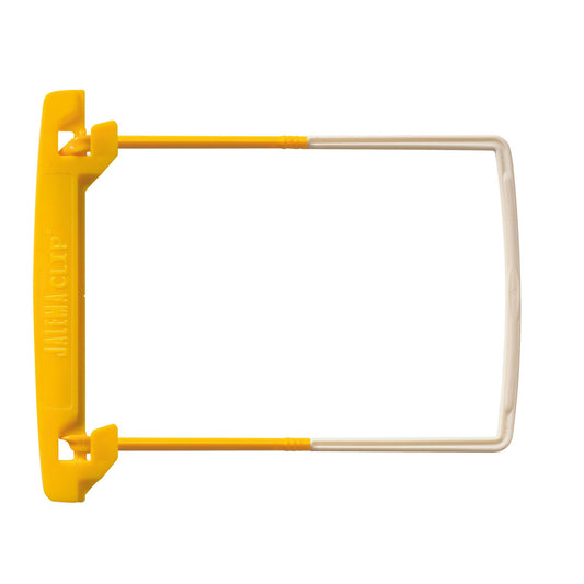 Jalema Abheftbügel Clip 50mm Kunststoff gelb/weiß 100 St./Pack.