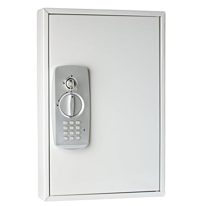WEDO® Schlüsselschrank 30 x 45 x 9,5 cm (B x H x T) inkl. 2 Schlüssel Stahlblech, pulverbeschichtet lichtgrau