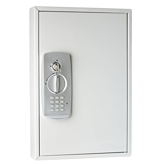 WEDO® Schlüsselschrank 30 x 45 x 9,5 cm (B x H x T) inkl. 2 Schlüssel Stahlblech, pulverbeschichtet lichtgrau